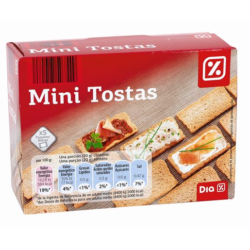 DIA Mini Tostas Finas 100 g