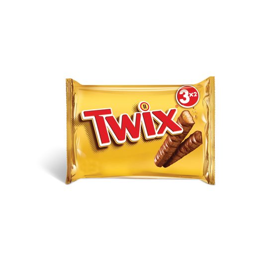 TWIX Snack Chocolate de Caramelo E Bolacha 3x50 g