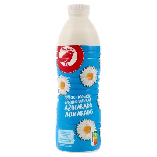 AUCHAN Iogurte Líquido Natural Açucarado 1 kg