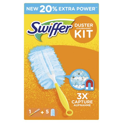 SWIFFER Duster Kit Espanador com Cabo + 5 Recargas 1 Un