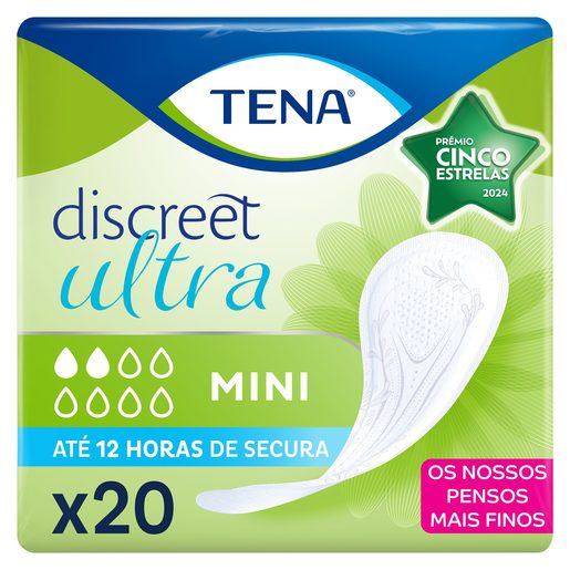 TENA Discreet Pensos Incontinência Mulher Mini 20 un