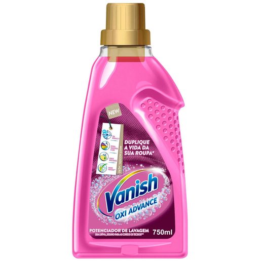 VANISH Gel Potenciador de Lavagem Oxi Advance Rosa 750 ml VANISH Gel Potenciador de Lavagem Oxi Advance Rosa 750 ml