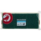 AUCHAN Esfregão Salva Unhas Ergonómico com Fibra Verde 3 un AUCHAN Esfregão Salva Unhas Ergonómico com Fibra Verde 3 un