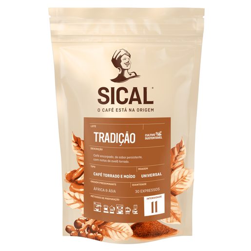 SICAL Café Torrado 5 estrelas Lote Tradição Moagem Universal 250 g