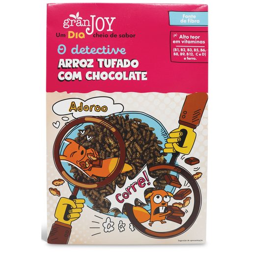 DIA GRANJOY Cereais de Arroz Tufado Com Sabor a Chocolate 500 g