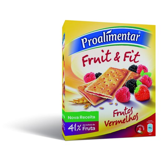 FRUIT & FIT Bolachas de Frutos Vermelhos 148 g